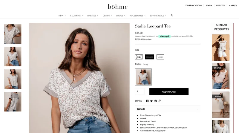 Product detail page recommendation strategies