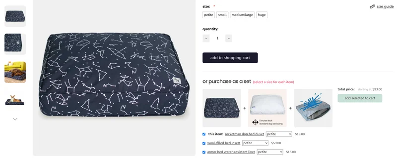Product detail page recommendation strategies