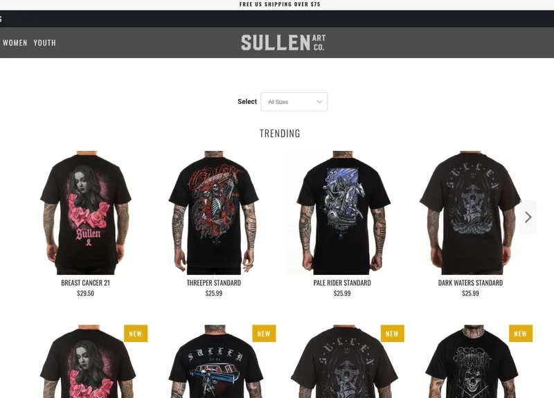Collection page recommendation strategies