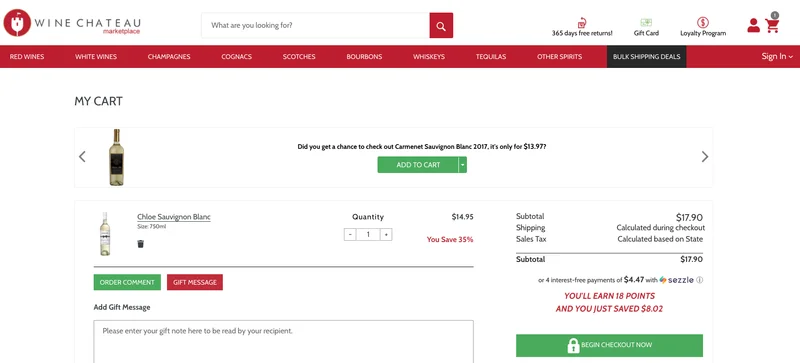 Shopping cart and checkout recommendation strategies