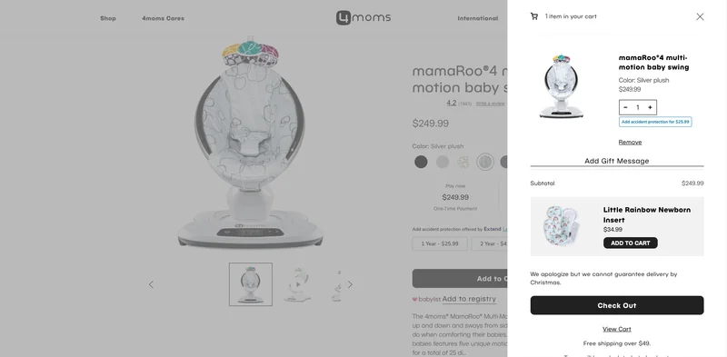 Shopping cart and checkout recommendation strategies