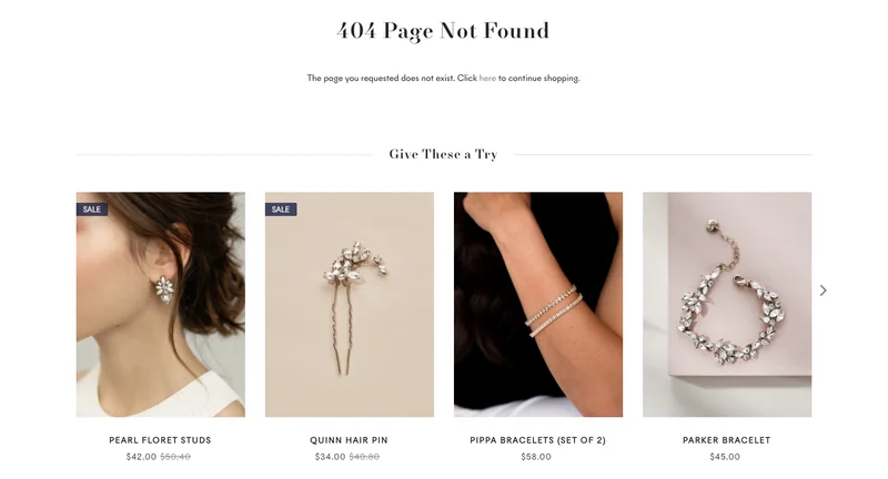 404 page recommendation strategies