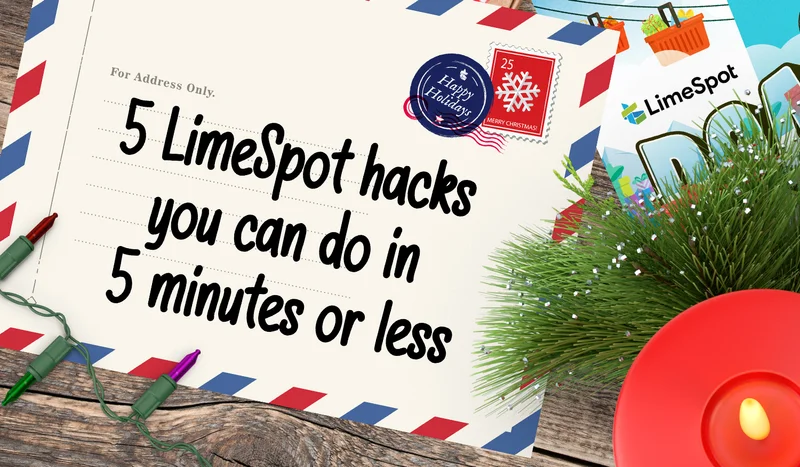 5 LimeSpot hacks you can do in 5 minutes or less 1500x875px