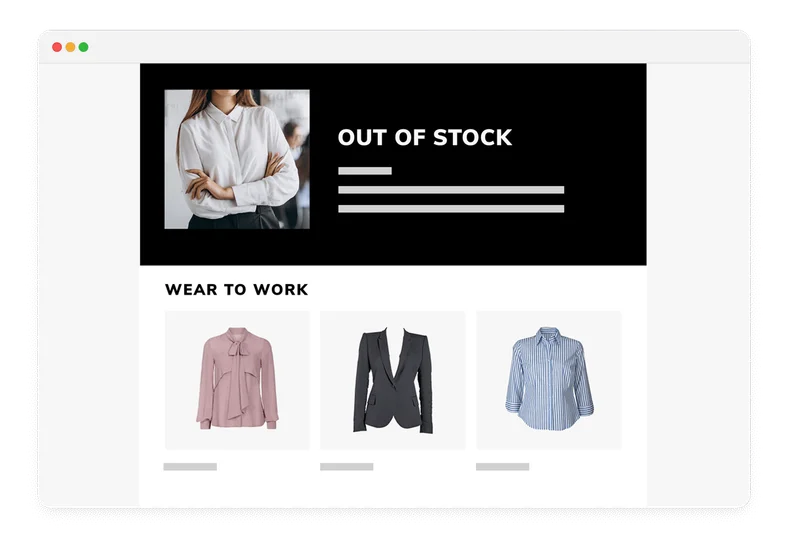 3. Keep customers clicking even if they can't checkout (yet)