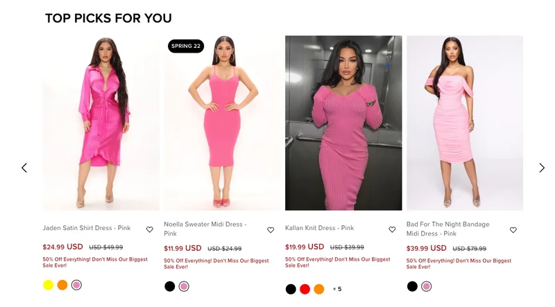 Fashion Nova Reccs