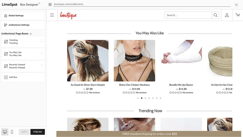 Shopify website personalization
