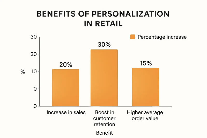 Infographic about personalization in retail