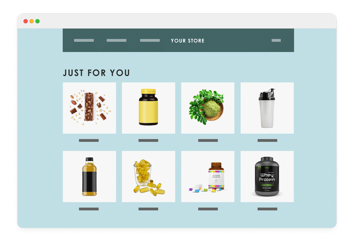 Product Recommendations as a Page