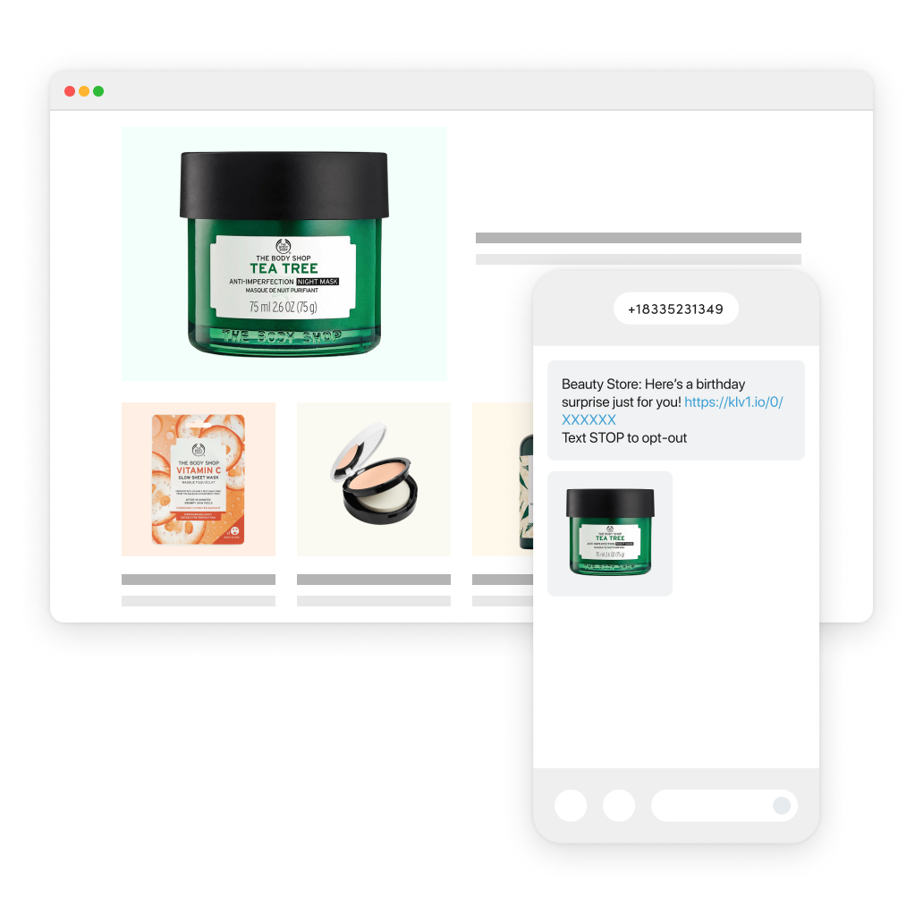 Birthday or Celebration SMS campaign