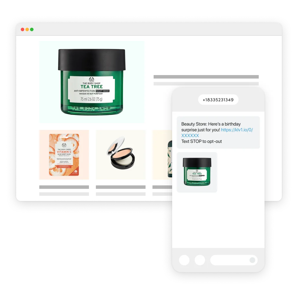 Birthday or Celebration SMS campaign