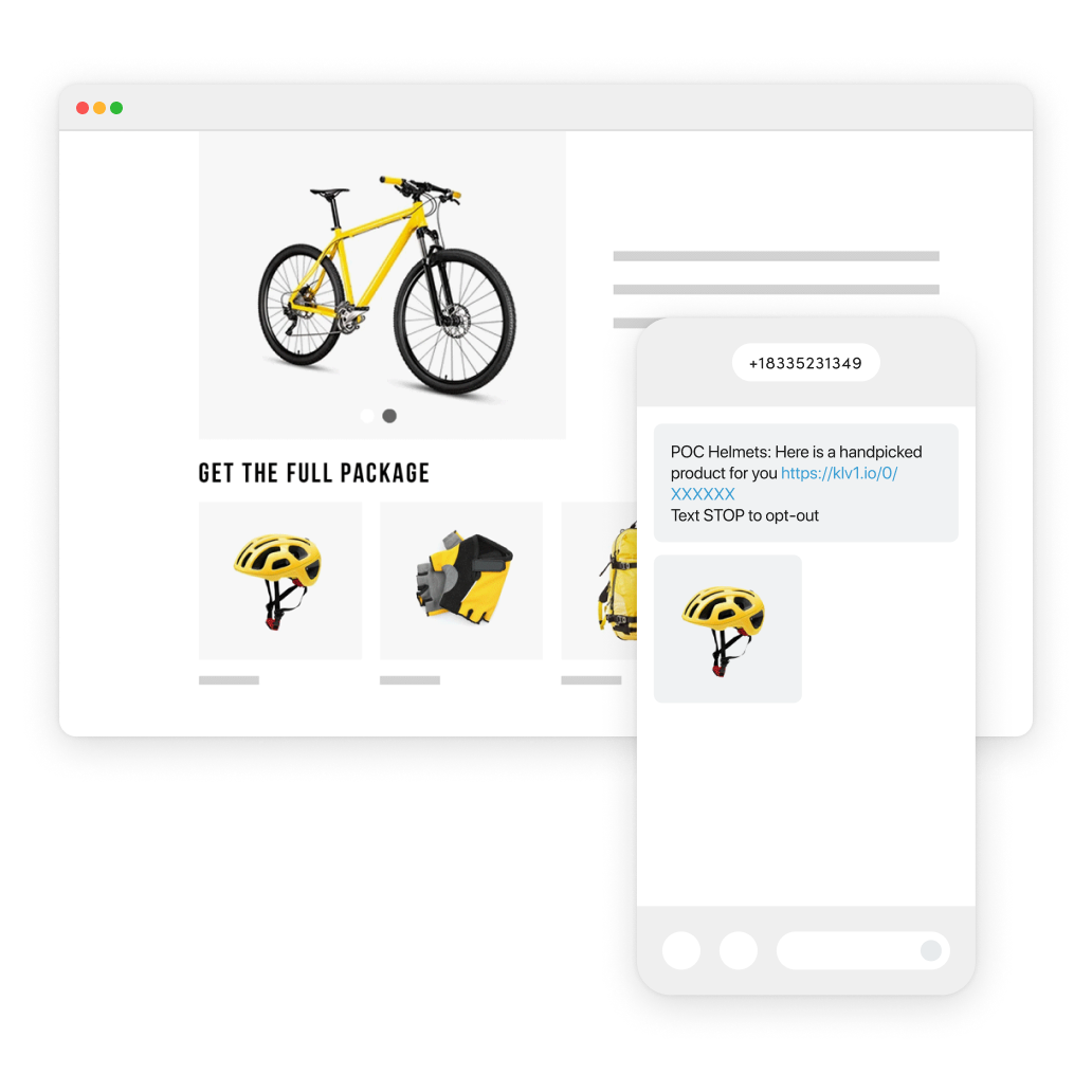 SMS Upsell or Cross-sell
